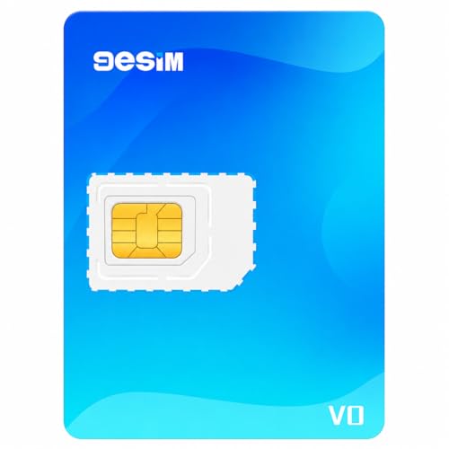 9ESIM V0 eSIM Card for Unlocked Android SIM to eSIM Adapter 15 Profiles Unlimited Downloads STK Menu Pre-Cut Nano/Micro/Standard Global Travel in USA/Europe/Japan/China
