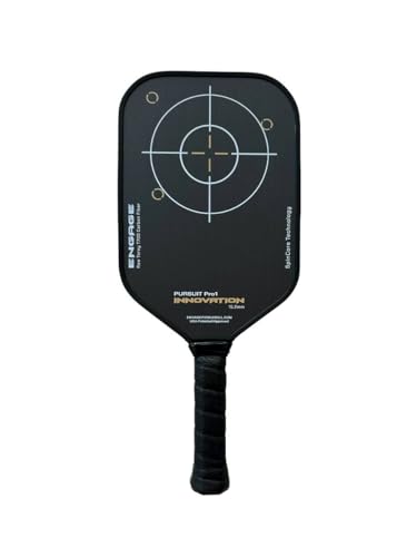Engage Pursuit Pro1 Pickleball Paddle, T700 Carbon Fiber, 15.2mm, 7.8-8.2oz, USAPA-Approved, (Arctic Gold, 15.2mm Core)