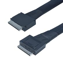 Oculink Cable PCIe 4.0 SFF-8611 to SFF-8611 8i Cable for Server 1.6 feet 50 cm