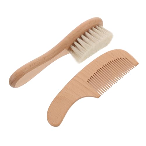 BESTonZON Baby Shampoo Set Hair Brush Detangler for Toddler Bath Brush Set Newborn Hairbrush