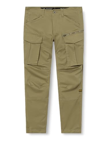Pantalon Rovic G-STAR regular tapered homme cargo zippé vert ensis 36W 34L