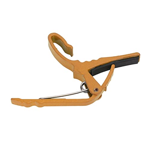 Capo, accessoire d’instrument de capo de guitare électrique, changement de tonalité rapide pour jouer(Or) - Les Beatles, Paul McCartney, John Lennon, RIngo Starr, George Harrison Capo, accessoire d'instrument de capo de guitare électrique, changement de tonalité rapide pour jouer(Or) – Image 4