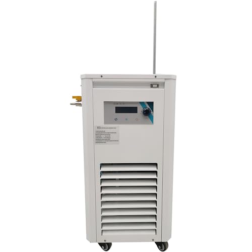 HQHAOTWU Industrial Water Chiller Laboratory Chiller Circulator Low-Temperature Cooling Liquid Circulation Machine 5L Water Cooler Water Cooling Machine Lab Coolant Circulating Pump 110V -30℃ 680W