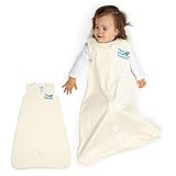 Baby Merlin's Magic Dream Sleep Sack 6-12 Months - 100% Cotton Wearable Blanket Sleep Sack - Transition Baby Sleep Sack - Promotes Restful Sleep and Movement - Soft and Cozy Design - Cream