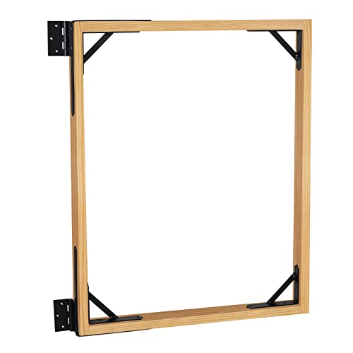 Image of 2Pack GoldOrcle 2Pack Anti Sag Gate Kit Heavy Duty No Sag Kit Gate Corner Brace Bracket for Wooden Gate Fence with a Self-Locking Gate Latch