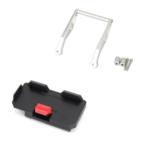Support de navigation GPS en alliage premium pour moto BMW GS1300 Silver