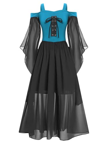 Disfraz Completo Princesa Medieval Renaissance para Niñas miniatura 3