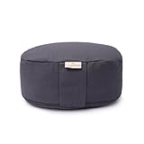 Yogabox Yogilino® Reise Meditationskissen mini oval BASIC, grau