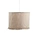 SARO LIFESTYLE Ã©clat Collection Stonewashed Fringe Lamp Shade, 12