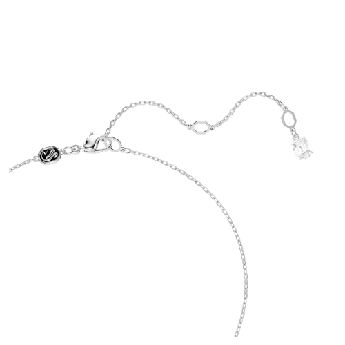 Swarovski Hyperbola Pendant, Mixed Cuts, Clear, Mixed Metal Finish3