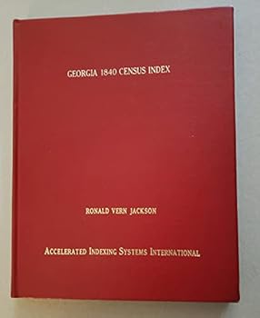 Library Binding Georgia 1840 Census Index Book