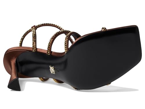 Image of Badgley Mischka Women's Brooke Strappy Bejeweled Stiletto Sandal