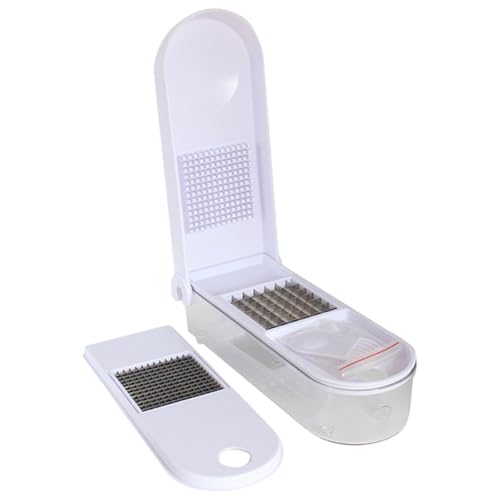 Cortador de patatas hecho a mano, herramienta de corte de alimentos, cortador de cocina, cortador de cocina doméstico, con 3 cortadores para patatas, ajos, zanahorias, pepinos