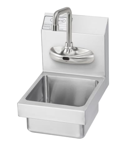 Fregadero de mano de acero de 9 pulgadas FSE HS-61 MiniMax duradero