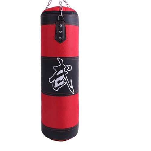 TANGSIYANG Boxsack Stehend Kinder Erwachsene Leer Boxen Boxsack Home Training Fitness Sport Hanging Kick Sandsack Muay Thai Boxer Gym Heavy Muscle Sandsack Boxsack Erwachsene(Red 100cm)