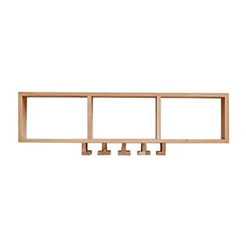 Regal Stilvolle Einfachheit Nordic Massivholz Lagerregal Weinregal Weiß...