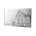Laser Cut Acrylic License Plate Blank-Silver Mirror