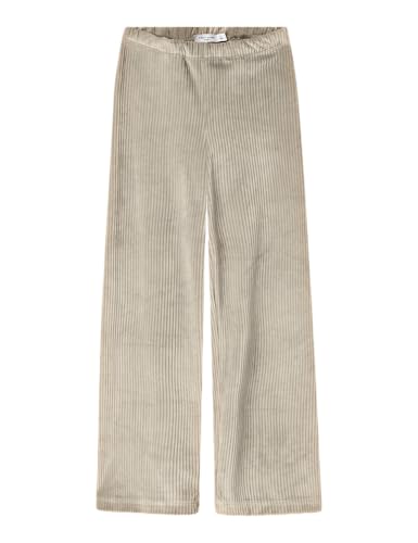 NAME IT Nkfveloa - Pantalón de Terciopelo, Gris, 134