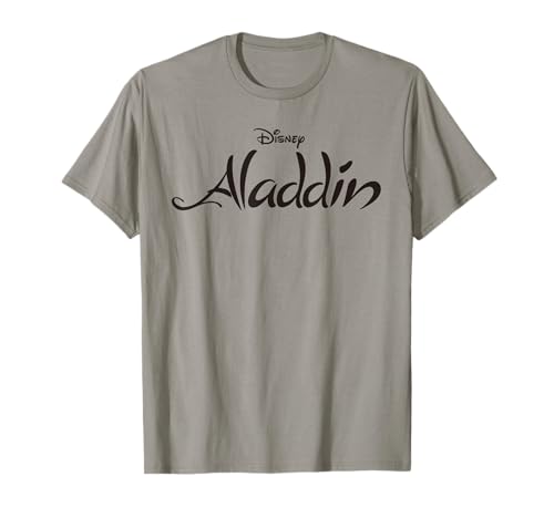 T-shirt Aladdin Disney logo officiel finitions anti-déformation