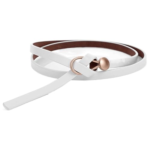 Skinny Belts, Ladies Belt Adjustable Leather Thin Luxury Female Jeans Women' Waist Belts