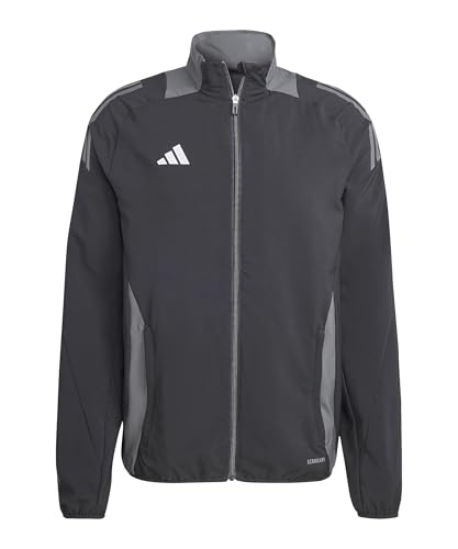 adidas Tiro24 Competition Presentation Men's Tracksuit Jacket, Black/Team Dark Grey, IP5596, XL