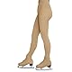 flexdans Eiskunstlauf Strumpfhose mit Doppelschnallen, Rollschuh und Eislauf Strumpfhose Ski Skating für Damen und Mädchen 9048 Tan 11-14
