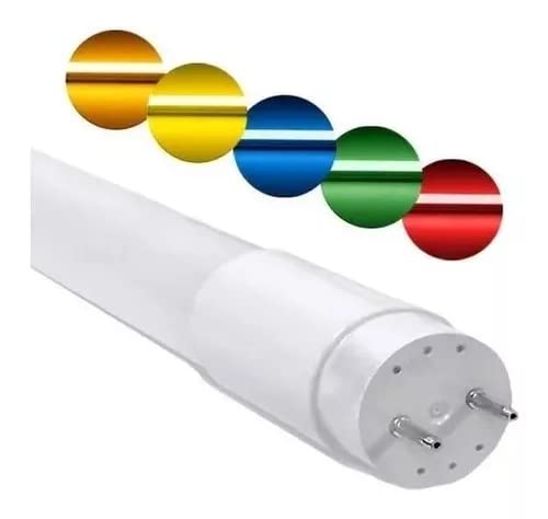 Lâmpada Tubo Led T8 9w 60 Cm Cores Ligação 1 Lado (Roxo)