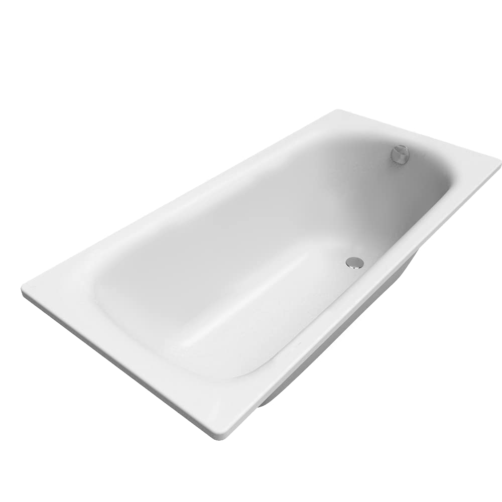Kaldewei Bañera Saniform Plus modelo 373-1 170 x 75 x 40 cm, color blanco con efecto perla.