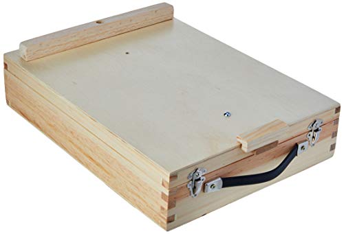 Estojo/Cav. Da Vinci, Mad. Pinus Luxo - Souza & Cia (Ref: 4214)