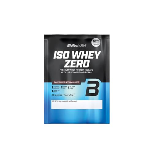 Iso Whey Zero: Proteínas Aisladas 25g. Sabor Chocolate Negro