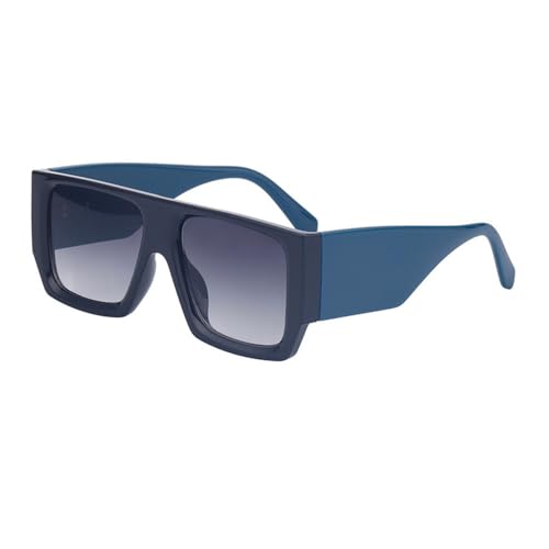 Lunettes de soleil carrées de luxe UV400 pour homme et femme en voyage