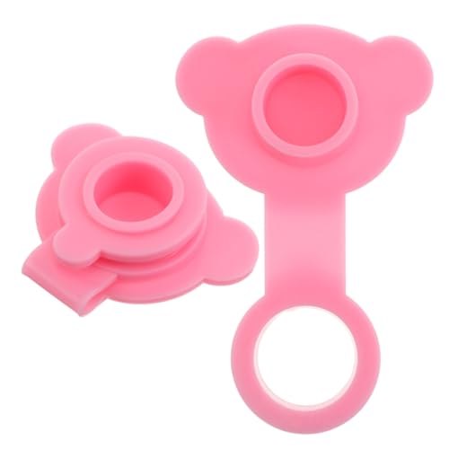 Holibanna 2pcs Silicone Bath Tub Stopper Leakproof Drain for Bathtubs and Buckets Easy to Clean and Removable Bath Accessory