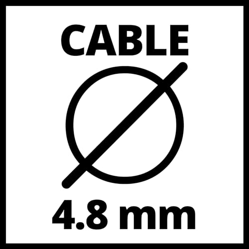 Einhell Handseilwinde TC-WI 800 (max. Tragkraft 800 kg, 20 Meter langes drallfreies Drahtseil, Rücklaufsperre, Softgrip inkl. Sicherheitslasthaken mit Sicherungsklappe)