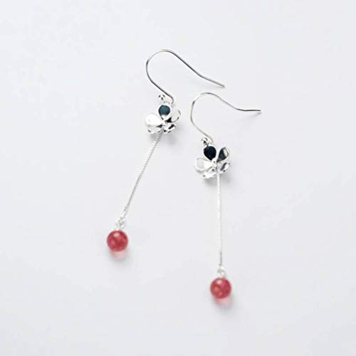 Boucles d'oreilles S925 fleur rose douce, le cadeau idéal femme