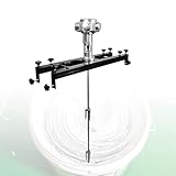 Pneumatic Mixer Air Agitator, 1/2HP 3/4HP Adjustable velocity Air Driven Mixer With Telescopic Bracket For Industrial Drum Barrel Tank Applications(5cylinders)