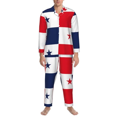 Pyjama imprimé drapeau Panama ensemble de nuit contre la chaleur nocturne - 4