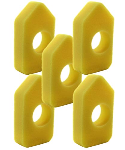 Cyleto 698369 Foam Air Filter For Briggs & Stratton Lawn Mower 698369 4216 5088 5099 MTD 490-200-0011(2PCS)