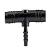 Hydro Flow Barbed Reducer Tee Fitting, 1/2 Inch to 1/4 Inch, Bag of 10
