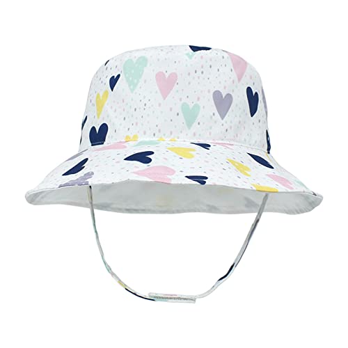 Mtef Chapéu de sol para bebês estampa reversível infantil menino meninas chapéu FPS 50+ proteção sol