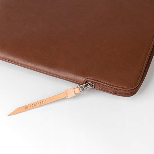 Comfyable Wąski ochronny pokrowiec na laptopa 1313,3 cala, kompatybilny z 13-calowym MacBookiem Pro i MacBook Air, MacBook Pro 14" M2 Pro/Max 2023 i M1 A2442, pokrowiec ze skóry PU, pokrowiec na
