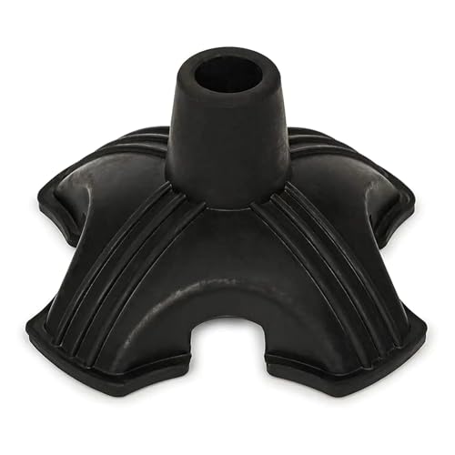 Shurhome Protector antideslizante de punta de bastón en diferentes tamaños, patas de bastones de trekking, textura ABS, adecuado para contacto con el suelo durante la actividad, pies antideslizantes