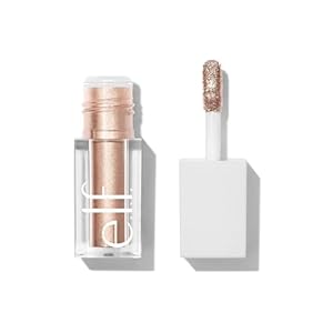 e.l.f. Liquid Metallic Eyeshadow, Lidschatten Mit Metallischem Finish, Langanhaltende Formel Auf Gel-Basis, Schnell Trocknend, Vegan & Tierversuchsfrei, Moon, 3 ml