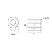 uxcell Bearing Sleeve 10mm Bore x 16mm OD x 20mm Length Self-Lubricating Sintered Bronze Bushings 3pcs