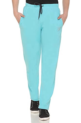 Image of CUPID Women's Regular Fit Cotton Track Pants, Lower, Sports Trouser,Night Pants, Joggers for Lounge n Gym Wear for Ladies