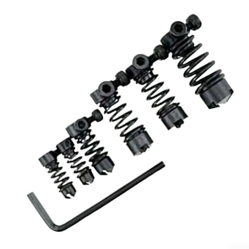 Para juego de herramientas de biselado y desbarbado de acero cobalto M35 con tamaños 2#-6# para proyectos de carpintería y metalurgia (grano 3)