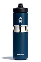 Hydro Flask 20 oz Wide Mouth Sport Cap Stainless Steel Reusable Water Bottle Indigo - Vacuum Insulated, Dishwasher Safe, BPA-Free, Non-Toxic