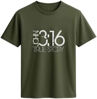 Camiseta Cristã João 3:16 Algodão Macio Acabamento Premium