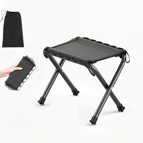 Timicle 折りたたみ椅子 軽量 持ち運び便利 アウトドア キャンプ用 ワンマイルチェア コンパクト収納 ローチェア 携帯椅子 耐荷重１３０ｋｇ 折り畳みいす イスおりたたみ式 収納バッグ付き