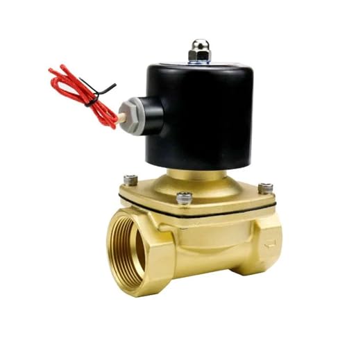 Électrovanne en laiton 220VAC NBR 3/8 pouce normalement fermée pour eau et gaz