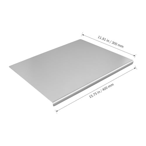 Tabla de Cortar Rectangular de Acero Inoxidable Set 2 miniatura 2